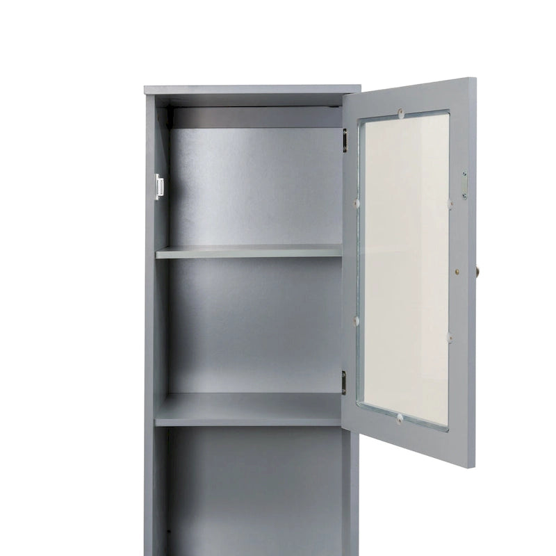 70.9 H Bathroom Storage Cabinet with 2 Doors & 1 Drawer,Freestanding Storage Tower