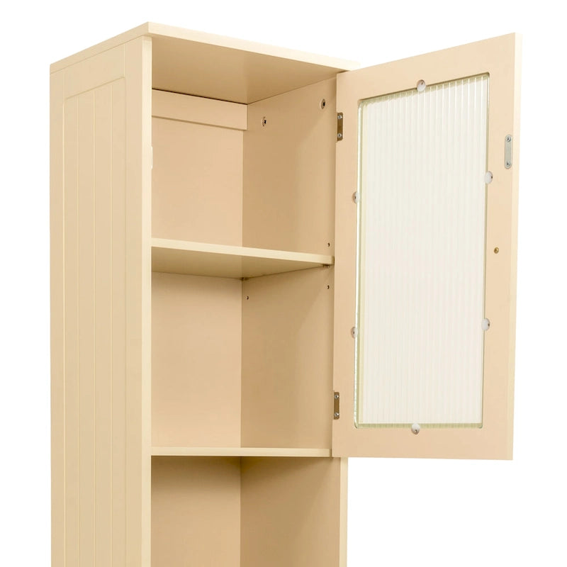 70.9 H Bathroom Storage Cabinet with 2 Doors & 1 Drawer,Freestanding Storage Tower