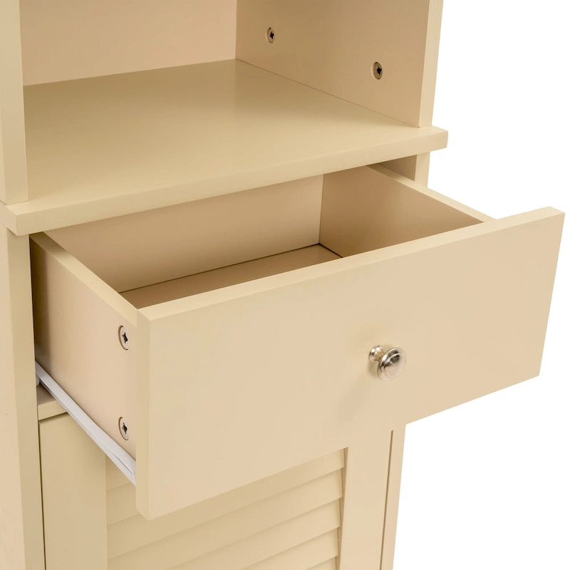 70.9 H Bathroom Storage Cabinet with 2 Doors & 1 Drawer,Freestanding Storage Tower