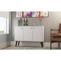 35.43 Buffet Stand with 3 Shelves and 3 Doors