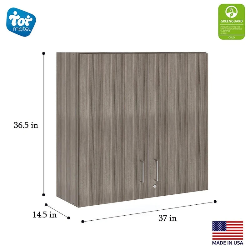 4-Compartment Wall Cabinet, Ready-To-Assemble